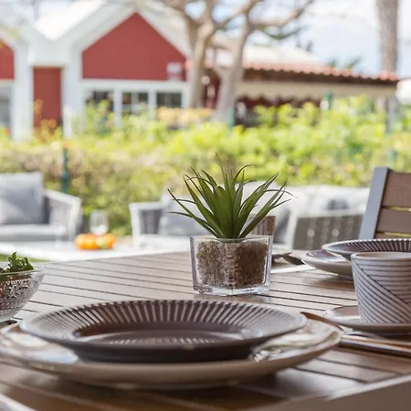 Lightbooking Tunos 73 Maspalomas Gran Jardin Y Barbacoa